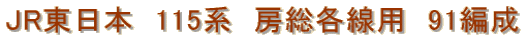 JR�����{�@115�n�@�[���e���p�@91�Ґ�