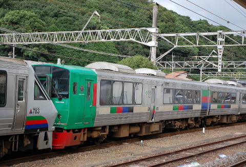 JR九州　783系　Cm35編成　クロハ782-407　　肥前山口　2011.8.21